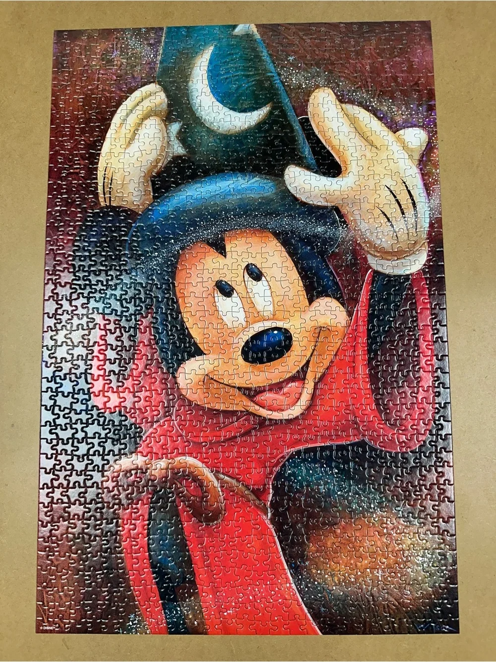 Disney Parks Series Signature Puzzle Sorcerer Mickey Mouse 1000 Pieces Fantasia